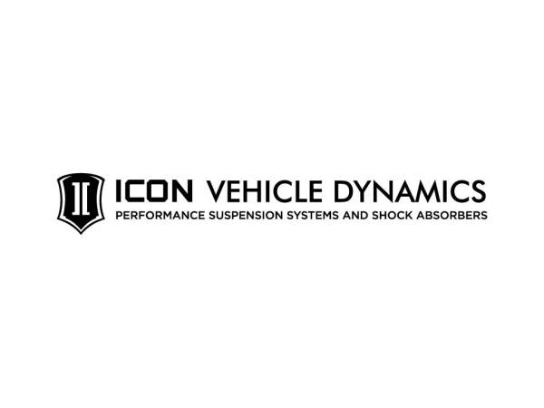 ICON Vehicle Dynamics - ICON Vehicle Dynamics 18 IN WIDE ICON TAGLINE BLACK STICKER-TAGLINE 18 IN B