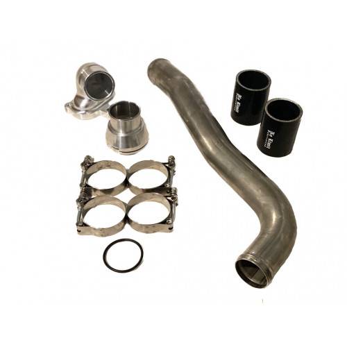 No Limit Fabrication - No Limit Fabrication 11-Current 6.7 Power Stroke Upper Coolant Hose Upgrade Kit