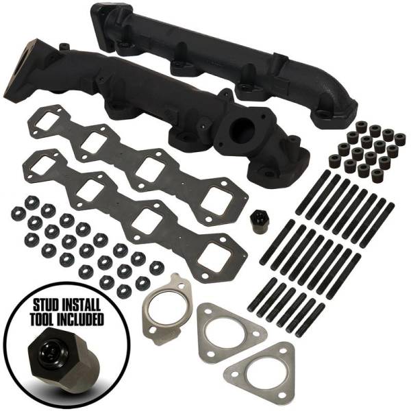 BD Diesel - BD Diesel 6.7L POWERSTROKE EXHAUST MANIFOLD KIT - FORD 2015-2019 F250 / F350 PICK-UP & 2017-2019 F350 / F450 / F550 CAB-CHASSIS