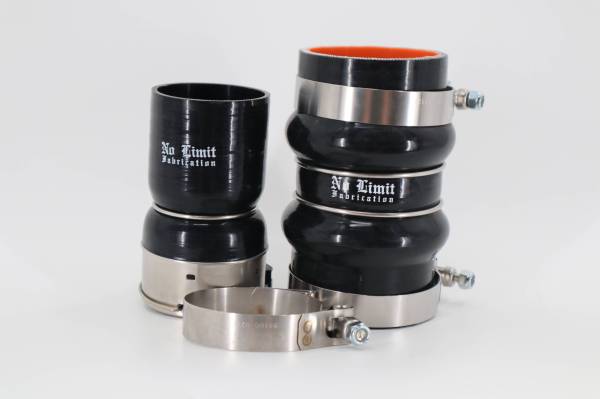 No Limit Fabrication - No Limit Fabrication Complete Hot Side Boot Kit for 2011 - Current, 6.7 PowerStroke