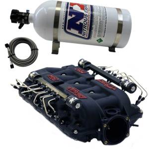 Nitrous Express MSD AIRFORCE MANIFOLD FOR CATHEDRAL PORT HEADS W/VXL DIRECT PORT INTAKE005