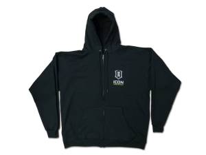 ICON Vehicle Dynamics ICON STANDARD HOODY BLACK - MEDIUM ICON-HOODY-STD-BLK-M