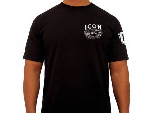 ICON Vehicle Dynamics ICON WESTERN TEE BLACK - LARGE ICON-TEE-WST-BLK-L