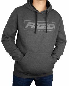 RIGID Industries RIGID Pull Over Hoodie, Established 2006, Charcoal, Medium 1062
