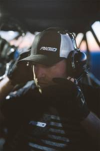 RIGID Industries - RIGID Industries RIGID Retro Trucker Hat With Offset Logo, Black Front, White Mesh Snapback 1029 - Image 7