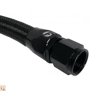 Fleece Performance - 34.5 Inch Common Rail/VP44 Cummins Coolant Bypass Hose Black Nylon Braided Fleece Performance - Image 2