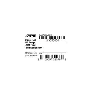 PPE Diesel - PPE Diesel Diesel Fuel Lift Pump 160GPH 12psi/ Adj Reg 3 to 15psi 113050000 - Image 2