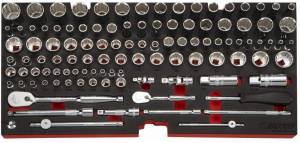 Boxo - 185-Piece Metric and SAE Tool Set with White 3-Drawer Hand Carry Box - Image 8