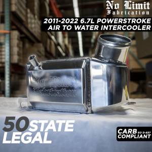 No Limit Fabrication - No Limit Fabrication 6.7 PowerStroke Stage 2 Performance Air To Water Intercooler - Image 8