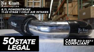 No Limit Fabrication - No Limit Fabrication 6.7 Powerstroke 2020-Current Cold Air Intake - Image 6